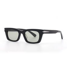 Load image into Gallery viewer, Ace Black Olive Green Lens Sad Eyewear
