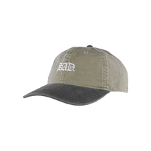 Load image into Gallery viewer, EMBROIDERY CAP // DAD HAT // KHAKI &amp; GRAY
