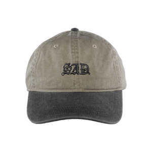 EMBROIDERY CAP // DAD HAT // KHAKI & GRAY