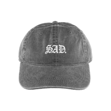 Load image into Gallery viewer, EMBROIDERY CAP // DAD HAT // WASHED GRAY
