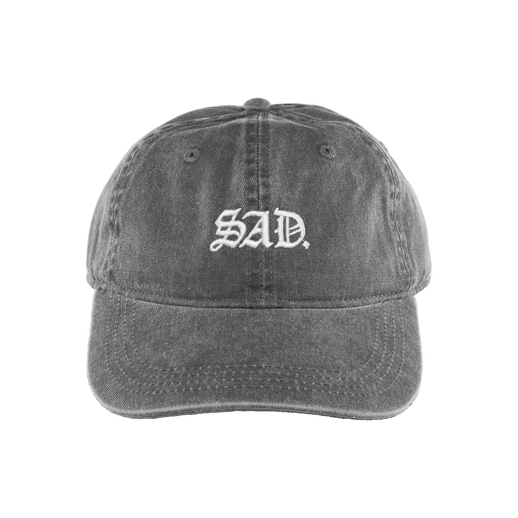 EMBROIDERY CAP // DAD HAT // WASHED GRAY