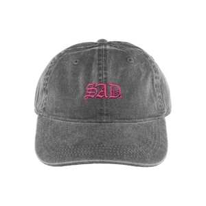 EMBROIDERY CAP // DAD HAT // WASHED GRAY
