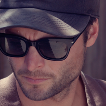 Load image into Gallery viewer, Ryan Townley in Sad Eyewear Sunglasses and Nathans Lounge hat
